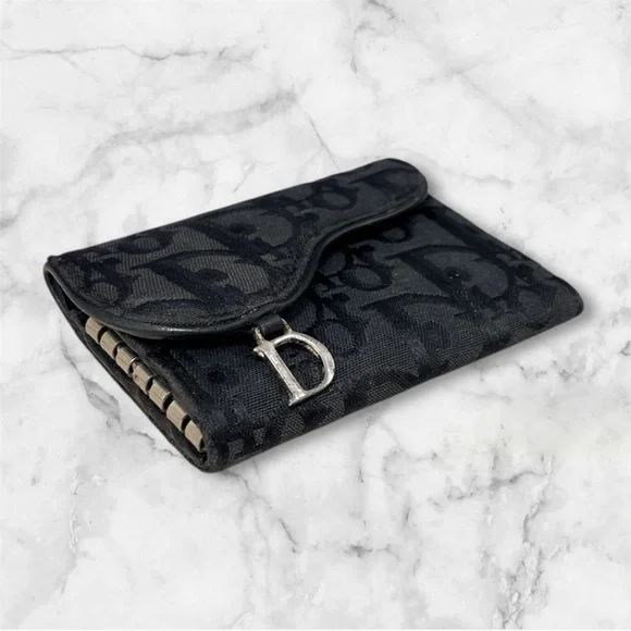 Dior Oblique Saddle Key Holder - Picture 2 of 9